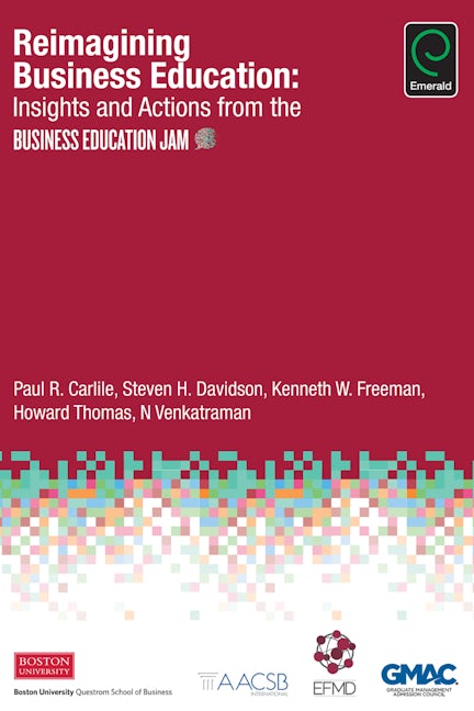 Book cover image for Reimagining Business Education ISBN: 9781786353689